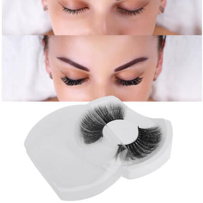 

Greensen 1 Pair False Eyelashes Natural Long Curl Synthetic Silk Protein Eye Lashes Grafted Eyelash