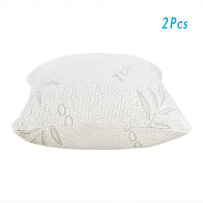 

2 Pack Queen Size Sleep Pillow Hypoallergenic Pillows Cotton Soft Gel Fiber
