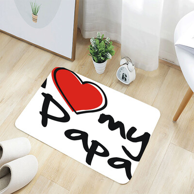 

Toponeto Fathers Day Comfort Square Flannel Kitchen Non-slip Mat 40x60CM