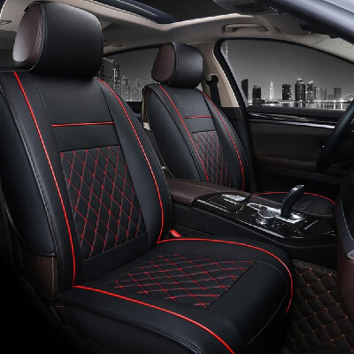 

1pcs All Car Fashion Luxury PU Leather Support Pad Universal Car Seat Cushion Car Accessories