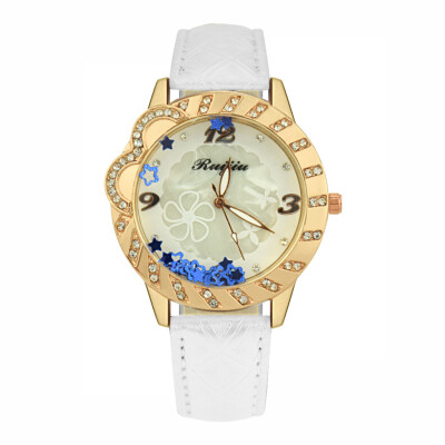 

RM Women Luxury Stainless Steel Bracelet Watch Analog Quartz Wrist Watch