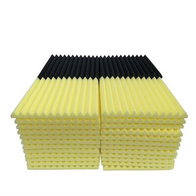 

〖Follure〗48Pcs Acoustic Foam Panel Sound Stop Absorption Sponge Studio KTV Soundproof