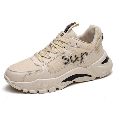 

Mens shoes white shoes sports casual running shoes mens mesh cloth wild old tide shoes