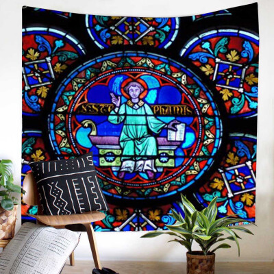 

Toponeto Colorful Print Tapestry Art Room Notre Dame Wall Hanging Tapestry Art Nature