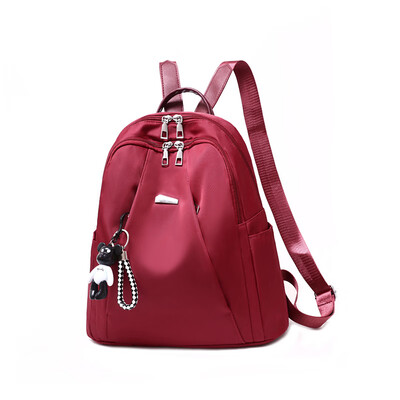 

Backpack female tide bag wild travel backpack Oxford cloth canvas ladies bag small back