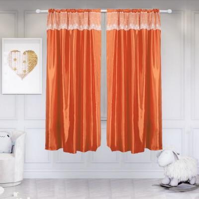 

Gobestart Leaves Curtain Tulle Window Treatment Voile Drape Valance 1 Panel Fabric