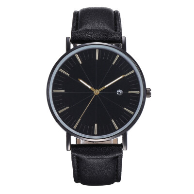 

New hot meridian belt calendar watch men