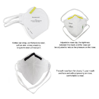 

Honeywell Dust Mask KN95 Anti-particulate Matter Anti PM25 Smog Protective Industrial Dust Influenza Virus Mask H901