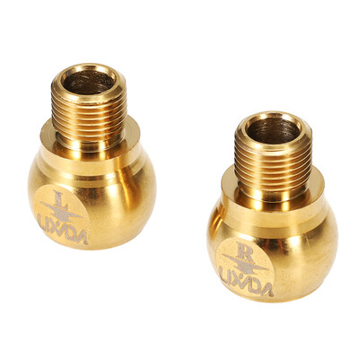 

Lixada 1 Pair 916in Stainless Steel Bike Pedal Extenders Bicycle Pedal Spacers for MTB Road Bicycle Pedals