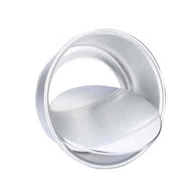 

3pcs 2 Inch Aluminum Alloy Round Mini Cake Pan Removable Bottom Pudding Mold DIY Cupcake Baking Mould