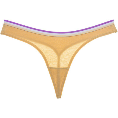

Women Sexy Panties Slim Low Waist Stripe CottonFlexibility Transparent Comfy Casual Briefs