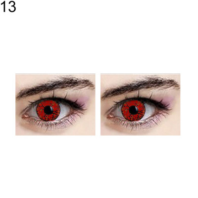 

Colorful Contact Lenses 0 Degree Soft Round Eyes Makeup Halloween Party Cosplay
