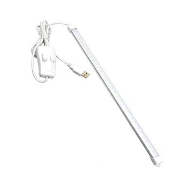 

Three Colors Changeable Rigid USB LED Light Bar 5V Reading Book Desk Lamp Switch Night Light