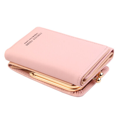 

Fashion Women Faux Leather Trifold Short Wallet Cash Card Holder Coin Purse