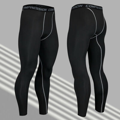 

Men Thermal Compression Tight Base Layer Pants Long Leggings Gym Sport Trousers