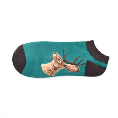

New street fashion female socks Pop-Up street animal astronaut cactus creative element cotton breathable socks women sox