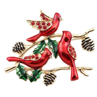 

Creative Drip Retro Bird Brooch Wild High-End Brooch Fashion Temperament Chest Pin Stylish