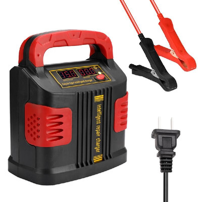 

350W 12V24V 200mAh Portable Electric Car Emergency Charger Booster Intelligent Pulse Repair Type ABS LCD Battery Charge 2 Modes