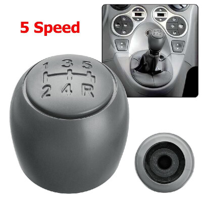 

Auto 5 Speed Gear Shift Knob Car Gray Gearstick Shifter Lever For Fiat 500 500cPanda 2003-2012