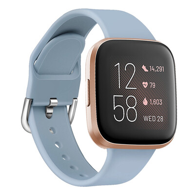 

ECSEM Sport Band for Fitbit Versa LiteSE Soft Breathable Silicone Strap Replacement Wristband for Men Women