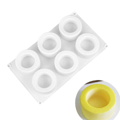 

3D Silicone Mousse Cake Mold Reusable Non-stick DIY Kitchen Baking Mold Cup For Chocolate Truffle Pudding Jelly Desserts