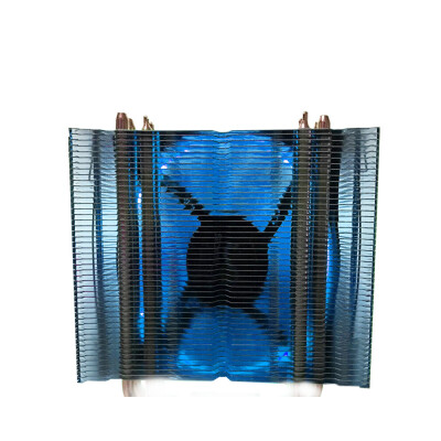 

SOPLAY CPU Cooler 4 Heatpipes 4pin 12cm Blue LED Fan PC Computer for Intel LGA 115X AMD All Series CPU Cooling Radiator Fan