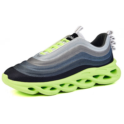 

Mens shoes breathable four-sided elastic shoes sports shoes mens running shoes