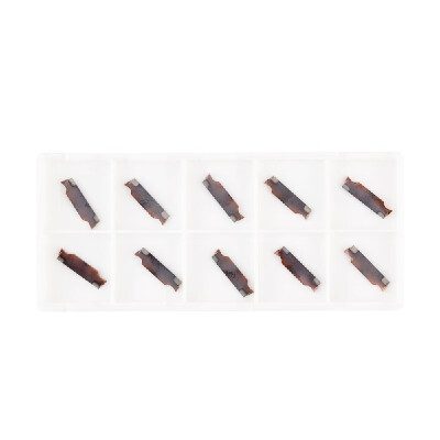 

10PCS Tungsten Carbide Insert Grooving Parting Turning Tool Solid Good Performance Blade MGGN