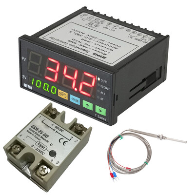 

MYPIN TA8-SNR Digital FC PID Temperature Controller PT100 Temperature Sensor Waterproof Stainless Steel Thermocouple SSR