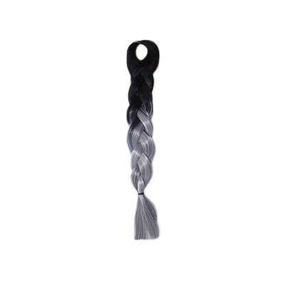 

〖Follure〗Individual Braid Wigs Big Braids Color Gradient Small Black Dirty Pigtail