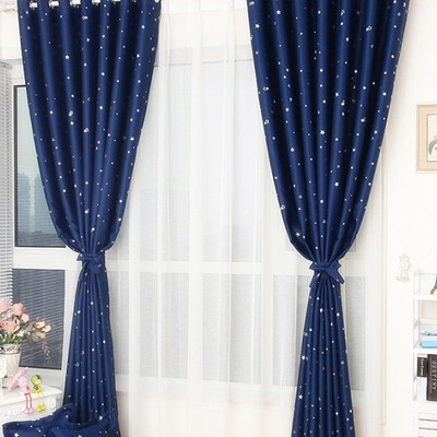 

100cm X 130cm250cm Door Window Panel Divider Room Star Curtain Decorative Home Room Curtains 5 Colors