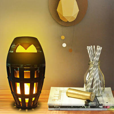 

Outdoor Wireless LED Flame Bluetooth Speaker with Lamp