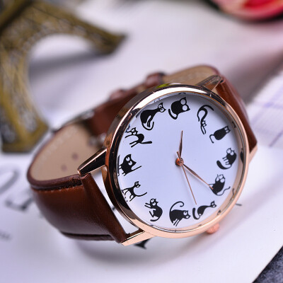 

Korean version of the cat scale female table twelve cats 12 Zodiac watches women models ladies watches