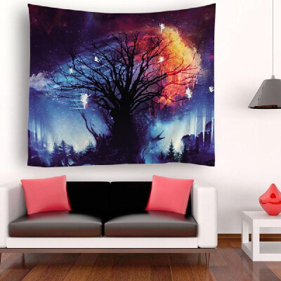 

Tapestry Wall Hanging Scenery Tapestries Starry Sky Tapestry for Bedroom Living Room Dorm 512"X591