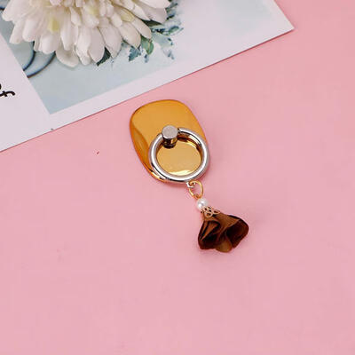 

Cell Phone Finger Ring Holder Universal Phone Stand Mount Support With Pendant