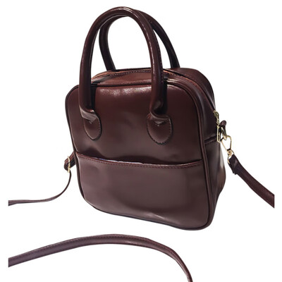 

Crossbody bags for women Vintage Simple Style PU Leather Handbag Small Single Shoulder Bag Solid Messenger Bags bolsa feminina