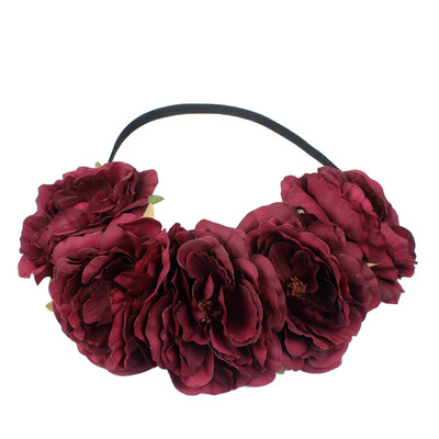

〖Follure〗Fashion Women Wedding Flower Hair Garland Crown Headband Floral Wreath Hairband