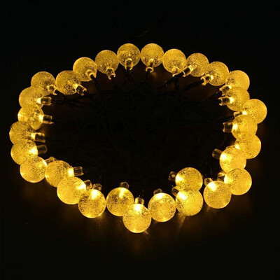 

30leds Decorative Lights LED Bubble Shaped Waterproof Holiday Colorful Lamps