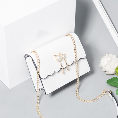

Summer Ins Hand-held Ladies Up-to-date Korean Version Baitao Chain Single Shoulder Slant Bag Fashion