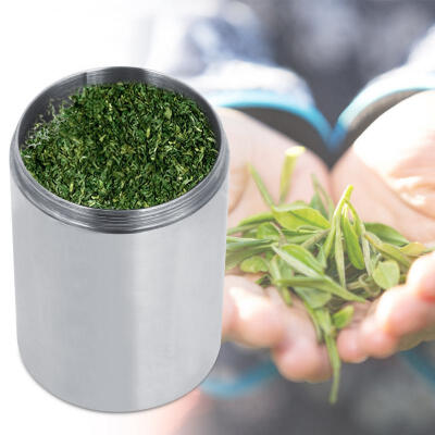 

Greensen Portable 304 Stainless steel Tea Leaves Seasoning Storing Box Can Kitchen