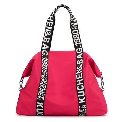 

Ins womens bag large leisure capacity Oxford cloth bag womens hand bill of lading shoulder Messenger bag canvas bag