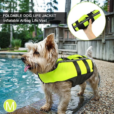 

Foldable Dog Life Jacket Inflatable Airbag Pet Life Vest Dog Safety Swimwear Swimsuit for Dogs Puppy