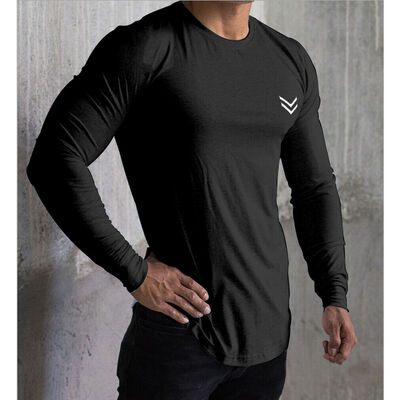 

Mens Casual Gym Muscle Long Sleeve T-shirt Fitness Workout Sport Tee Tops