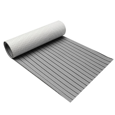 

Practical Non-skid EVA Foam Boat Flooring Mat Teak Decking Yacht Sheet Light BrownGrey Marine Shipping Boat 2400x450x6mm2700x300