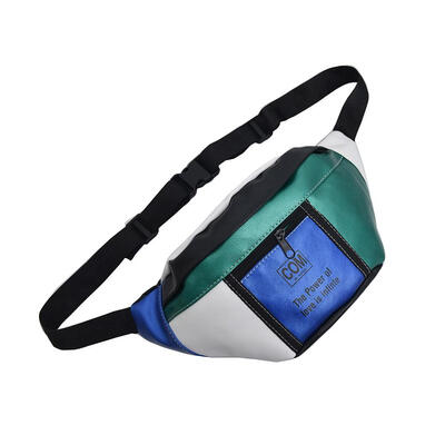 

Splicing Color Shoulder Handbags Unisex Waist Fanny Packs Satchel Chest Bag