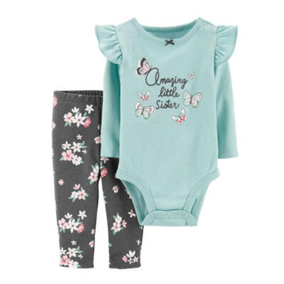 

US Newborn Baby Girls Romper Jumpsuit Floral Pants Leggings Outfit Clothing Set