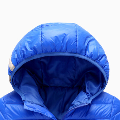 

Kids Hooded Down Jacket Long Sleeve Children Winter Warm Parka Zipper Coat BU130