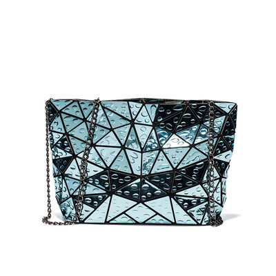 

LOVEVOOK women crossbody bags 2019 foldable messenger bag with retro for lasies shoulder bag geometric bag Laser water droplets