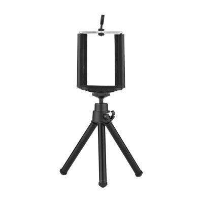 

2-Section Extendable Aluminum Alloy Mini Tabletop Tripod Adjustable Phone Holder with 14" Screw Mounts for 55-85cm Width Smar