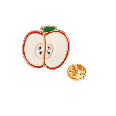 

New Jewelry Creative Fruit Series Cute Cartoon Brooch Alloy Drop Oil Badge Pin